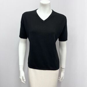 Vintage Jennifer Tyler Knit Couture Cashmere Top‎ Large